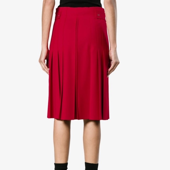 New Pleated Kilt-style with Front Splits Skirt - Picture 3 of 3